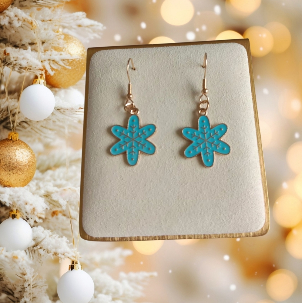 Blue Star Snowflake
